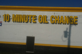 10 Minute oil change