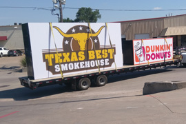 TEXAS BEST SMOKE HOUSE And dunkin donuts